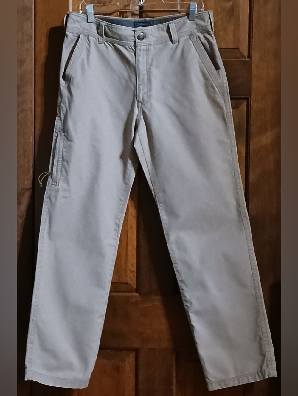 Bass Terrain Pant Men's 32x32 Nearly New Washed Once Not Worn Beige Tan